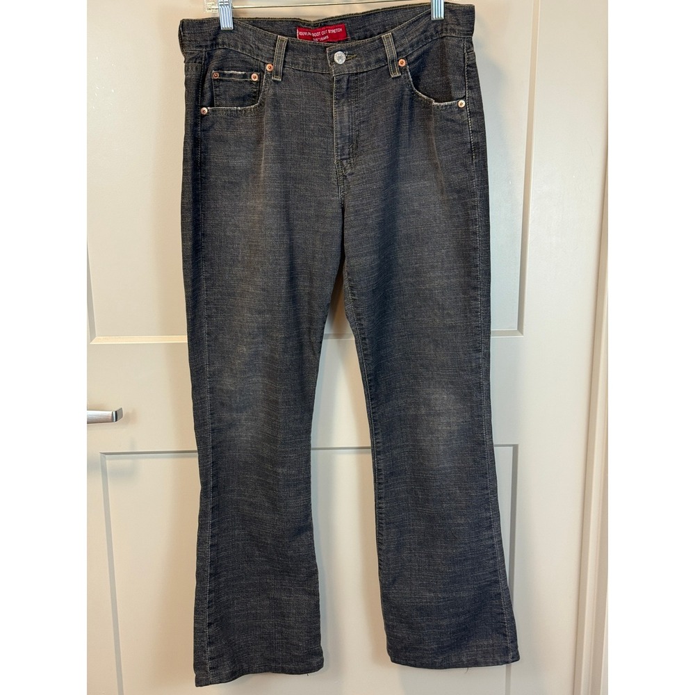 Levi's‎ 515 Nouveau Dark Gray Bootcut Stretch Jeans Size 10 M